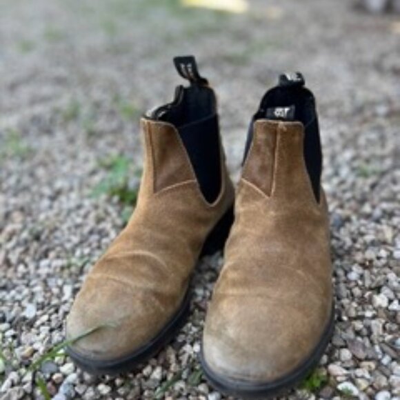 Classic Blundstone Brown Suede Chelsea Boots M5/W7.5 - Picture 3 of 5
